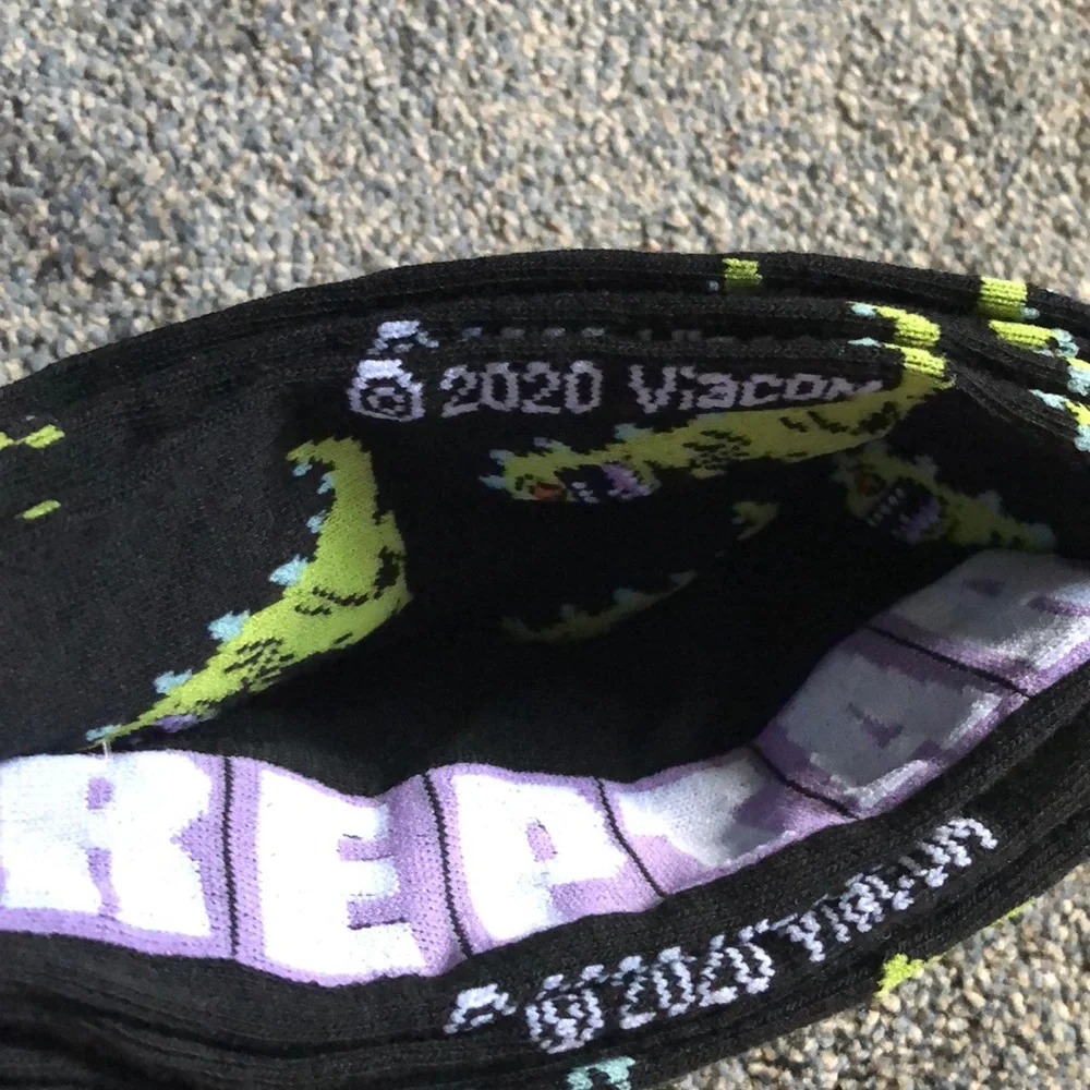 Nickelodeon Reptar RugRats 90’s Throwback  Socks